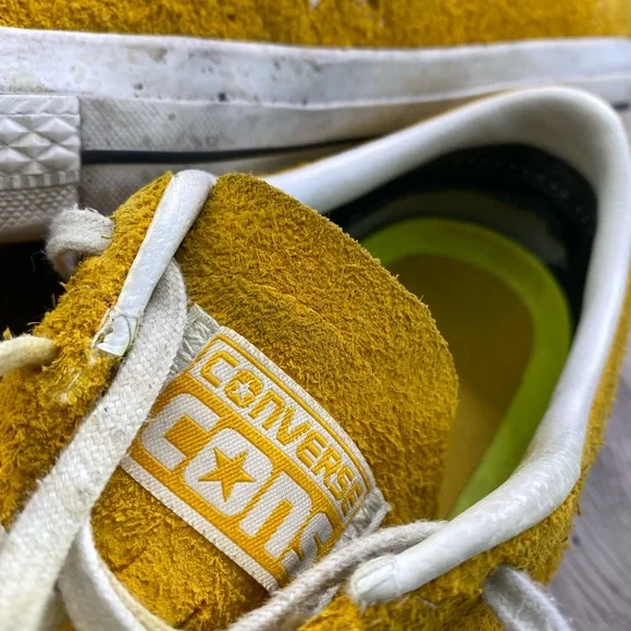 CONVERSE Yellow Sulfur Suede One Star Vintage Ox Men’s Sneakers